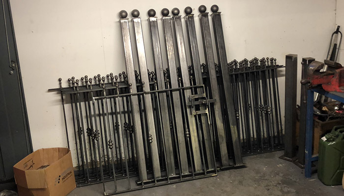 Metal railings and gates